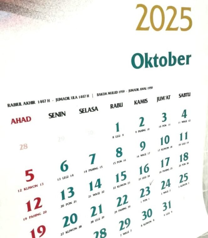 
					Hari Penting di Bulan Oktober 2025: Mulai Hari Kesaktian Pancasila, Hari Batik hingga Sumpah Pemuda, Cek Disini!