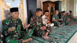 Kodim 0711/Pemalang menggelar doa bersama di Masjid Al-Ikhlas Makodim 0711/Pemalang, pada Sabtu (4/10/2025) sore.
