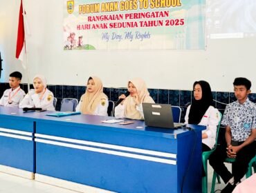 Dinas Sosial KBPP Kabupaten Pemalang melalui Bidang PPPA melaksanakan kegiatan Forum Anak Goes To School (FAGTS)