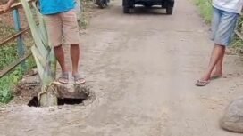 Kondisi Jembatan Penghubung di Desa Wotgalih Memburuk, Warga Harapkan Perbaikan Segera