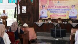 Rapat Koordinasi Penanggulangan Kemiskinan Ekstrem yang dilaksanakan di Pendopo Pemkab pada Rabu, (24/9/2025).