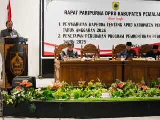 Rapat Paripurna DPRD Kabupaten Pemalang dalam rangka Penyampaian Raperda APBD Kabupaten Pemalang TA 2026