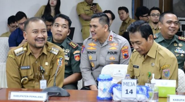 Bupati Pemalang Hadiri Rakor Forkopimda Jateng Bahas Kondusifitas Nataru Tahun 2025