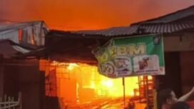 Ratusan Kios Pedagang Pakaian Kompleks Pasar Pagi Pemalang Ludes Dilalap Si Jago Merah