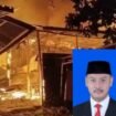 Kolase : Kebakaran kios pakaian di Pasar Pagi dan Anggota DPRD Kabupaten Pemalang, Fahmidh Dhuha, SM, MM