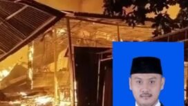 Kolase : Kebakaran kios pakaian di Pasar Pagi dan Anggota DPRD Kabupaten Pemalang, Fahmidh Dhuha, SM, MM