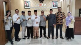 Panitia Ramadan Masjid Agung Jawa Tengah (MAJT) melakukan audiensi dengan Komisi Penyiaran Indonesia Daerah (KPID) Jawa Tengah, pada Selasa (13/1/2026).