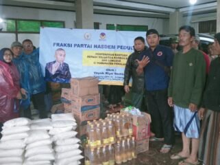 Anggota DPR RI Yoyok Riyo Sudibyo dari Fraksi Partai NasDem Salurkan Bantuan untuk Korban Banjir Bandang di Pulosari Pemalang