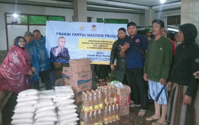 
					Anggota DPR RI Yoyok Riyo Sudibyo dari Fraksi Partai NasDem Salurkan Bantuan untuk Korban Banjir Bandang di Pulosari Pemalang