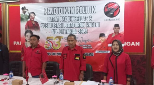 Perkuat Soliditas Kader, PAC PDI Perjuangan Pemalang Gelar Rapat PAC Diperluas