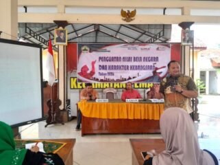 Anggota Komisi B DPRD Provinsi Jawa Tengah Harun Abdul Khafizh saat menyampaikan materi di Pendopo Kecamatan Pemalang, pada Sabtu (28/2/2026)