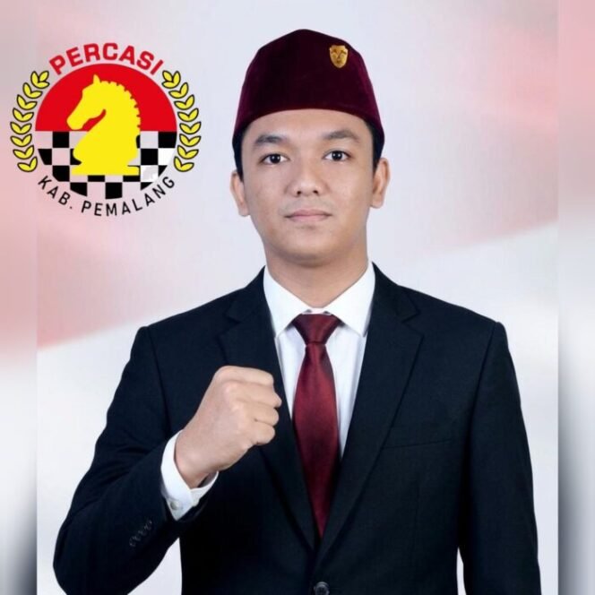 
					Ketua Pengurus Kabupaten/Kota Persatuan Catur Seluruh Indonesia (Percasi) Kabupaten Pemalang, Aditya Padmanaba, S.Kom.,M.M.