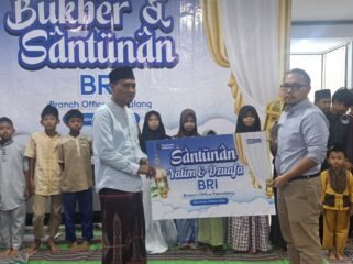 BRI Branch Office (BO) Pemalang menggelar acara buka puasa bersama (bukber) sekaligus memberikan santunan kepada anak yatim dan dhuafa