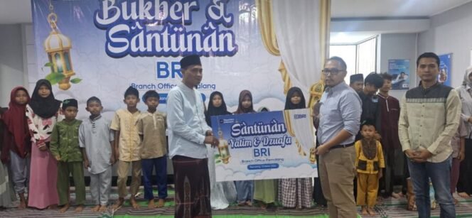 
					BRI Branch Office (BO) Pemalang menggelar acara buka puasa bersama (bukber) sekaligus memberikan santunan kepada anak yatim dan dhuafa