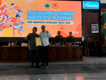 Aklamasi di Musorkab 2026, Prastyo Widyatmoko Nahkodai KONI Pemalang