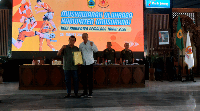 Aklamasi di Musorkab 2026, Prastyo Widyatmoko Nahkodai KONI Pemalang