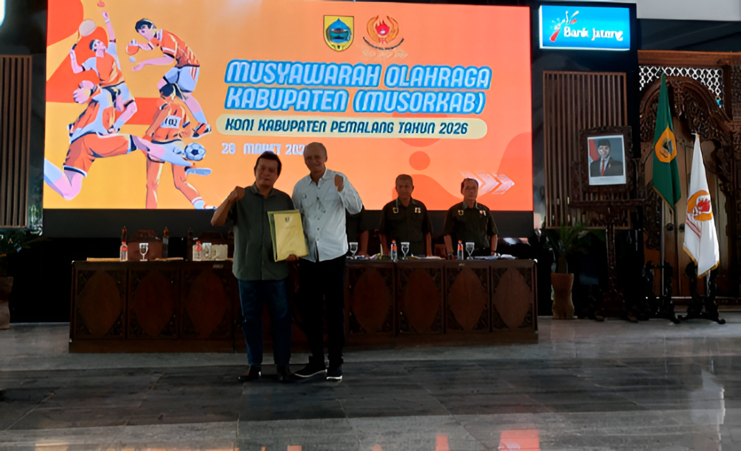 Aklamasi di Musorkab 2026, Prastyo Widyatmoko Nahkodai KONI Pemalang