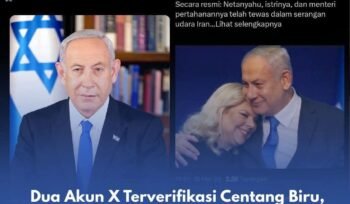 Cek Fakta: Benarkah Benjamin Netanyahu Tewas Akibat Serangan Iran?