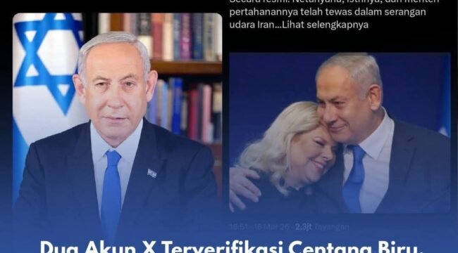 Cek Fakta: Benarkah Benjamin Netanyahu Tewas Akibat Serangan Iran?