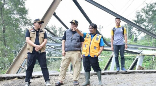 Jembatan Semingkir–Wisnu Ambruk, Pemkab Pemalang Bergerak Cepat