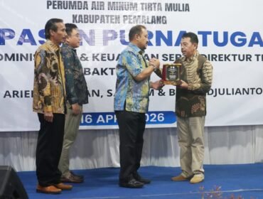 Dua Direksi Purna Tugas, Bupati Pemalang Tekankan Transformasi ESG di Perumda Air Minum Tirta Mulia