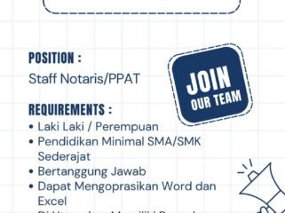 Info Loker! Kantor Notaris/PPAT di Pemalang Buka Lowongan, Minimal Lulusan SMA/SMK