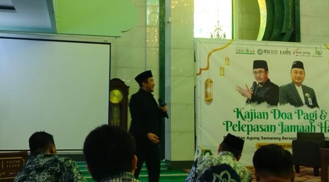RSI Sultan Agung Semarang Gelar Doa Pagi dan Pelepasan Jamaah Haji Bersama Yusuf Mansur