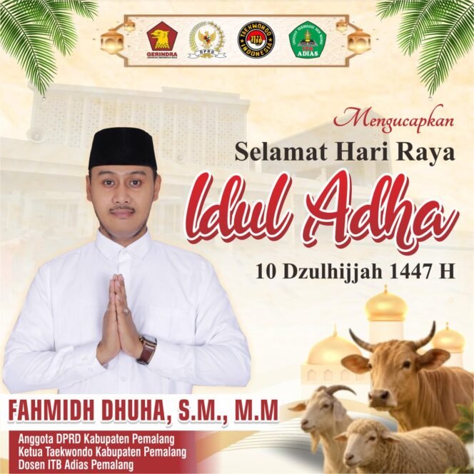
					Fahmidh Dhuha Ajak Masyarakat Maknai Idul Adha dengan Semangat Pengorbanan dan Kepedulian