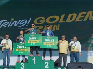 PT Pegadaian sukses menyelenggarakan ajang lari perdana bertajuk Tring! Golden Run 2026 yang diikuti ribuan pencinta olahraga lari.