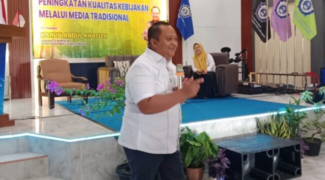Anggota Komisi B DPRD Provinsi Jawa Tengah, Harun Abdul Khafizh