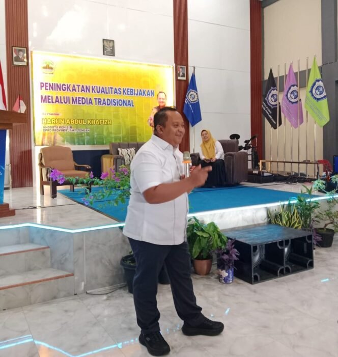 
					Anggota Komisi B DPRD Provinsi Jawa Tengah, Harun Abdul Khafizh