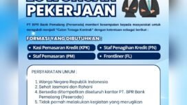 BPR Bank Pemalang Buka Lowongan Kerja 2026, Ini Syarat dan Cara Daftarnya