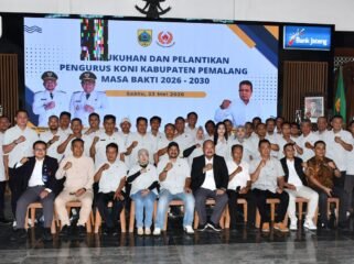 Pengurus KONI Pemalang 2026-2030 Resmi Dikukuhkan, Aris Ismail Harap Prestasi Olahraga Meningkat