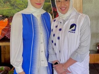 Foto Bersama - Ketua DPP PUAN Putri Zulkifli Hasan, S.Mn., M.Bus. bersama Ketua DPW PUAN Jateng, Hj Umi Surotud Diniyah, SE (kanan)