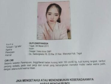 Siswi Asal Warureja Dikabarkan Hilang, Polisi dan Keluarga Lakukan Pencarian