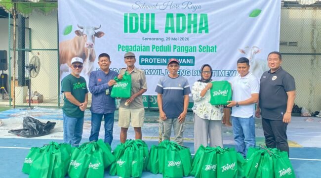 Rayakan Idul Adha 2026, Pegadaian Distribusikan Hewan Kurban Secara Merata ke Enam Area Kerja di Jateng dan DIY