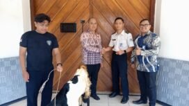 Penyerahan simbolis oleh Dicky Purwanto (RM Briguna) dan Rahman Hakim (SPO) BRI Cabang Pemalang diterima oleh Faisal Miko selaku perwakilan penerima dari Rutan Pemalang.