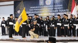 Sebanyak 368 calon warga Tingkat I Persaudaraan Setia Hati Terate (PSHT) Cabang Pemalang Pusat Madiun resmi disahkan dalam prosesi yang berlangsung di Gedung Serbaguna Pemalang, Sabtu (20/6/2026).