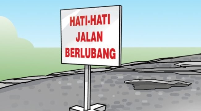 Ilustrasi - Jalan Rusak