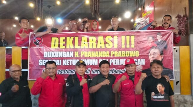 Loyalis PDI Perjuangan Jawa Tengah Deklarasikan Dukungan untuk H. Prananda Prabowo Jadi Ketua Umum