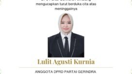 Sekretaris Fraksi Gerindra DPRD Pemalang Fahmidh Dhuha Sampaikan Duka Mendalam atas Wafatnya Lulit Agusti Kurnia