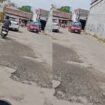 Jalan di Depan Stasiun Pemalang Rusak, Pengendara Harus Ekstra Hati-hati