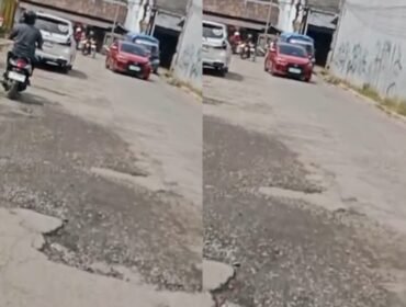 Jalan di Depan Stasiun Pemalang Rusak, Pengendara Harus Ekstra Hati-hati