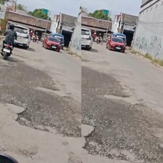 
					Jalan di Depan Stasiun Pemalang Rusak, Pengendara Harus Ekstra Hati-hati