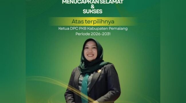 Wakil Ketua DPRD Pemalang Aris Ismail Ucapkan Selamat dan Sukses kepada Ajeng Triyani atas Amanah Baru Pimpin PKB Pemalang