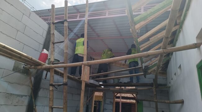 Program BRI Peduli CSR pembuatan sarana di Madrasah Diniyah Takmiliyah Walisongo Desa Kebongede Bantarbolang