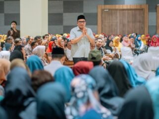 Wakil Ketua DPRD Provinsi Jawa Tengah, Mohammad Saleh mendampingi kunjungan kerja Menteri Kependudukan dan Pembangunan Keluarga/Kepala BKKBN, Wihaji di Kabupaten Purworejo, Kamis (18/6/2026).