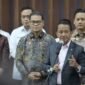 Menteri Energi dan Sumber Daya Mineral (ESDM), Bahlil Lahadalia, usai menghadiri rapat di Gedung DPR RI, Jakarta, Senin (29/6/2026).