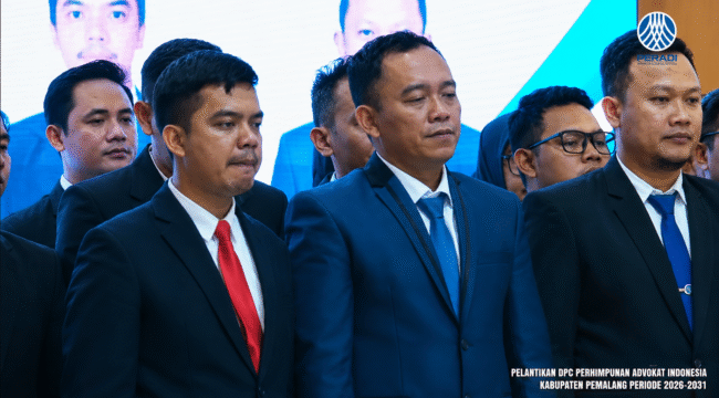 DPC Peradi Pemalang Masa Bakti 2026-2031 Resmi Dilantik, Misbakhul Munir Nahkodai Organisasi