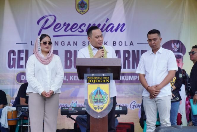 
					Doni Akbar Resmikan Stadion Gelora Bung Karnen di Jojogan, Jadi Simbol Kebanggaan Warga